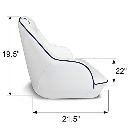 Blue Pontoon Captains Bucket Seat Boat Seat V944587