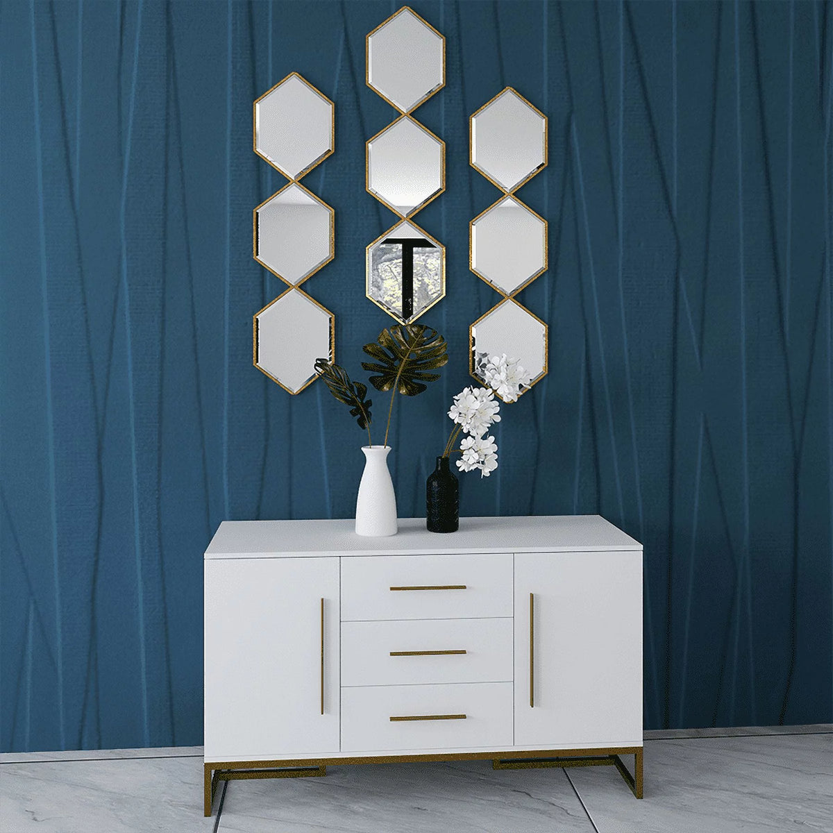 White Modern Dining Room Storage Sideboard B3330