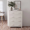 White Solid Wood Pine Sideboard U2126