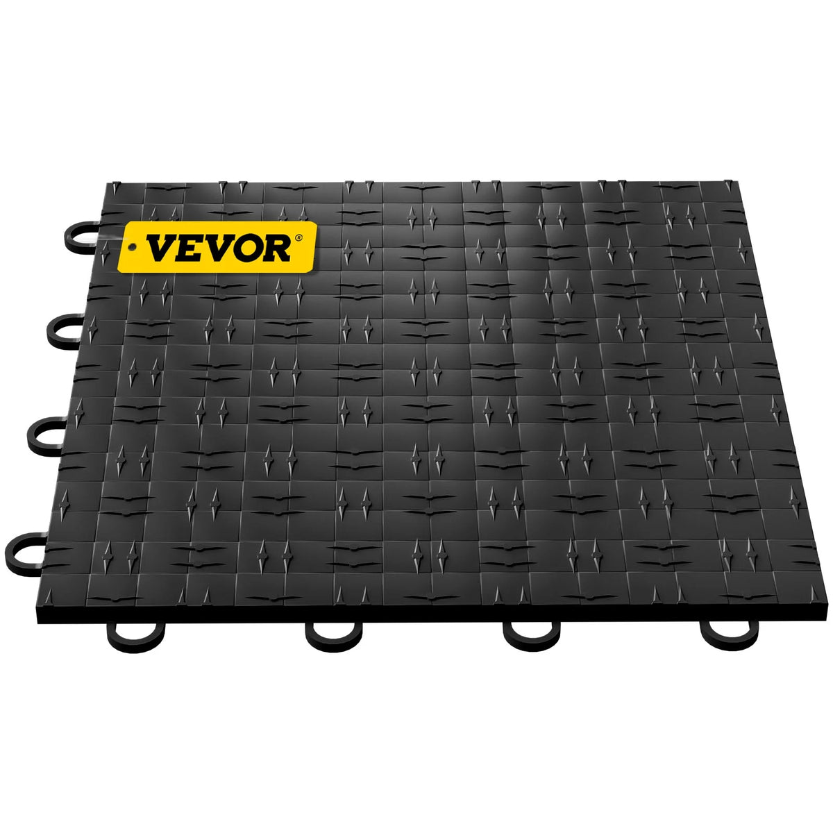 Black Interlocking Garage Floor Tiles G5217