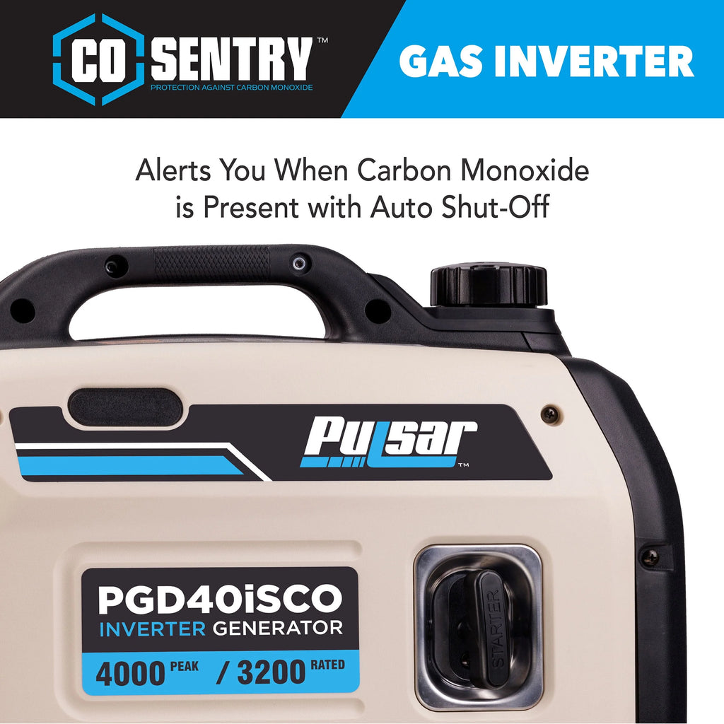 4000-Watt Super Quiet Gas Powered Inverter Generator E806